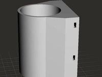 Flashlight Bed Post Mount by PMentior
