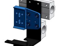 BPS Extruder V2 Wanhao i3 Adapter by Evaken