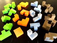 Cube Puzzle Quartet by mathgrrl