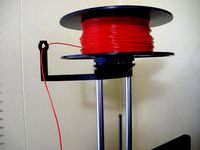 Printrbot spool holder with bearings by grantstevens