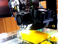 E3D V6 Tripple-Fan and LED Mount by rottaca