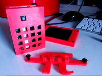 Raspberry pi 3 case with Camera and Triborg+ hat from Piborg by marcotronic