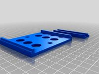 Backing plate for Nylex rain gauge by Craftysdc