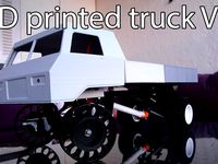 Printed truck V2: Liftable bed by MrCrankyface