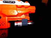 Nerf Flashmount Stryfe front Flashlight 26mm wide by AxBite