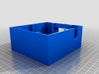 Wanhao i3 Backplate w/ 80mm fan by shaiss