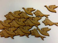 Fish or Fowl? Based on M C Escher's work by Yngel