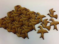 Two Birds based on M C Escher's work by Yngel