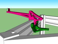 Filament Spool Holder and Strain Relief Mast for Trick Laser MAX METAL by 626Pilot
