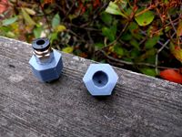 1/8 inch PT to 1/4 inch 20 nut adapter for drybox by frederikkemner