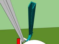 Cable Mast for Trick Laser Rostock MAX METAL by 626Pilot