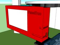 PanelDue Enclosure with Mount for Trick Laser Rostock MAX METAL by 626Pilot