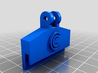 PS3 Eye Camera mount for Duplicator I3 Print Bed by ChristianCooper