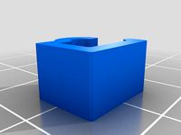 A clip to hold a filament end to a NEXTFILA bobbin flange by NEXTFILA