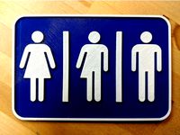 Transgender Bathroom Sign by rns621