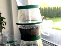 Ice Cream Cup Upcycling to mini stackable window greenhouse by brkdwn