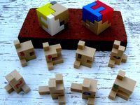 21 Cube Dissection Puzzles   by pmoews