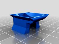 Hexagon Hotend 25mm Clip-On Fan Mount [Robo 3d] by robocad