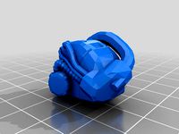 X-01 Power Armor Helmet (Fallout) by lightsprint2345