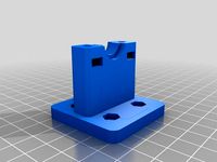 Prusa i3 Bowden x carriage (x-carriage) e3d v6 by davidwyl