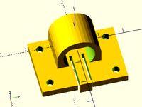 No-Tools Micro Gear Motor Mount by TacPar