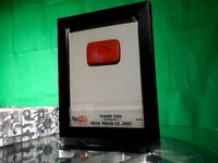 YouTube play button by propm