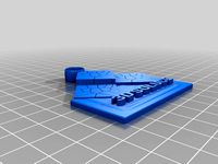 Porte Clef Text Perso by 3dSoluce