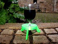 Glass stool by RolandSautner