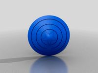 Full Scale Captain America Shield Viking Grip by BlueFenix