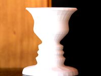 Victorian Goblet face illusion by Alzibiff