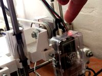 Mount for RPI case on the RepRapPro machine by hinge