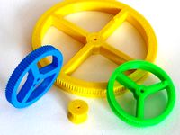 Customizable Simple Pulley/Gear by mschiller