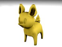 Simple Deer (doe) by Kingmush24