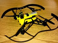 FPV Camera & Battery Mount for the Parrot Cargo Drone - Spektrum 5.8ghz Cam by jimnance