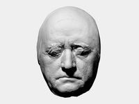 3D scan of Lifemask of Johann Wolfgang von Goethe by oliverlaric