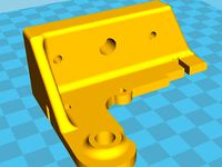 Prusa I3 steel gregs bowden extruder holder by filip_gd