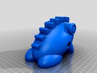 Croaking Frog and paddle  by hardwic