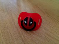 deadpool pacifier by joestraws