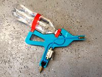 Air powered bottle water pistol by loska