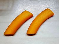 6mm OD PTFE Teflon Filament Tube Couplers / Joiners - Angled 30 + 45 Degrees by cncartist