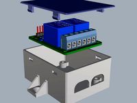2 Ch Relay board mountable snap case by rcnsol