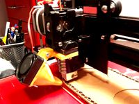 Fan adaptor for Makerfarm Pegasus by kaput