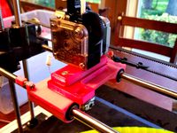 Robo3D Titan Extruder Mount (Simple) For E3DV6 by KTMDirtFace
