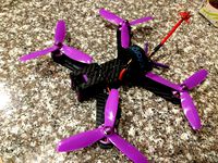 Hive210 VTX and receiver antenna mount by earlynerd
