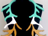 Antler necklace by SJAmakers