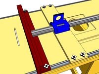INCRA Style MakerSlide Profile Fence by naDiel