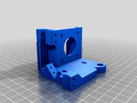 Titan mount for E3D BigBox 1.1 hybrid carriages remixed for pancake 18ncm nema 17 by JesperJuul