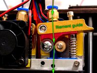 Filament guide for MK8 spring loaded aluminium arms for CTC Replicator Flashforge Dual (update: for flex) by 3DWorkhorse