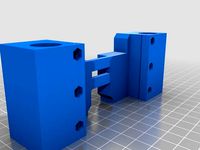 Funbot Y-Carriage & Z-carriage 8mm with bearing clamps by Wolfire18