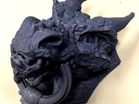 Dragon Door Knocker (Lulzbot Mini) by jim2386